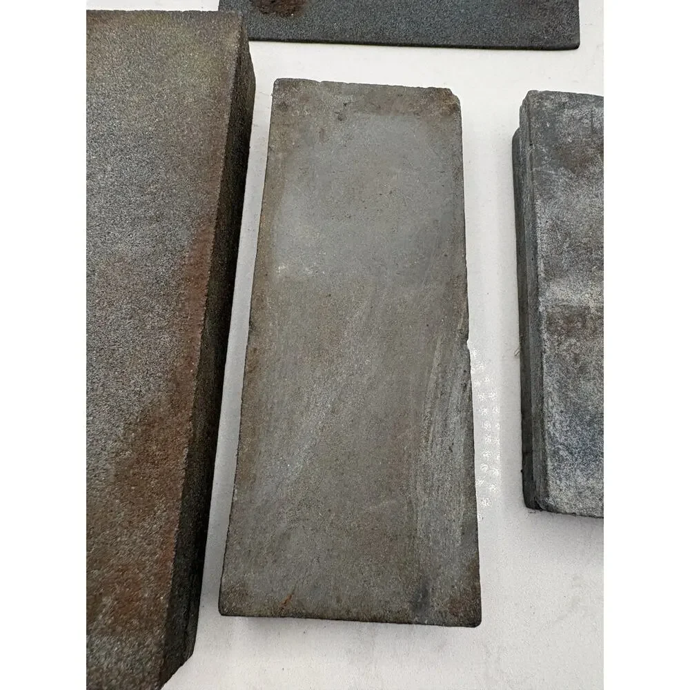 Lot Of 5 Large Small Sharpening Stones Whetstones No Box Knife Blade Sword Sharp